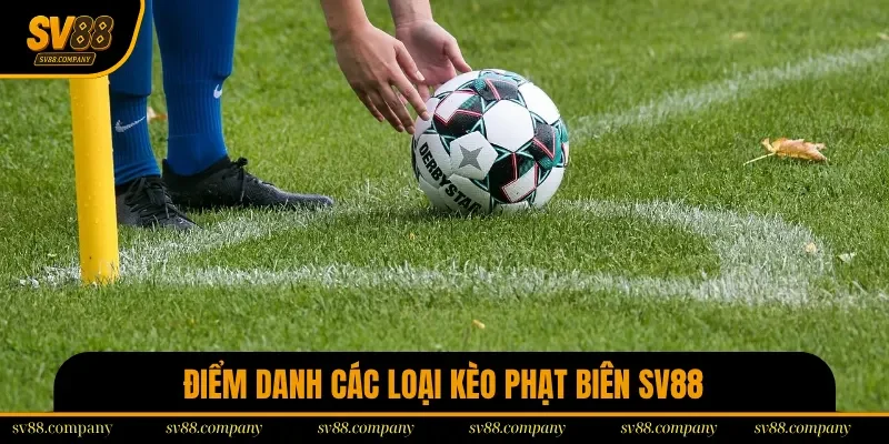 Điểm danh các loại kèo phạt biên SV88